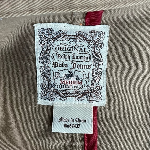 Ralph Lauren Polo Jeans Company Tan Velvet Jacket - Picture 5 of 12